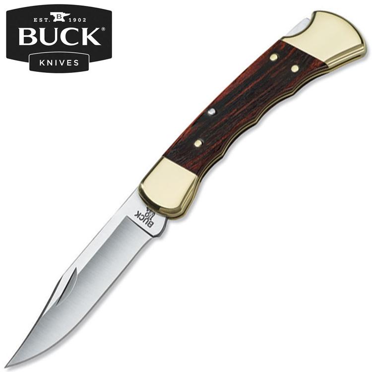Includes a black leather sheath and Buck's 4-Ever warranty. 