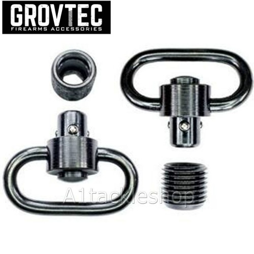 Grovtec Tactical Heavy Duty Push Button Rifle Sling Swivels Bagnall